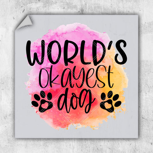 a poster with the words world's bravest dog on it