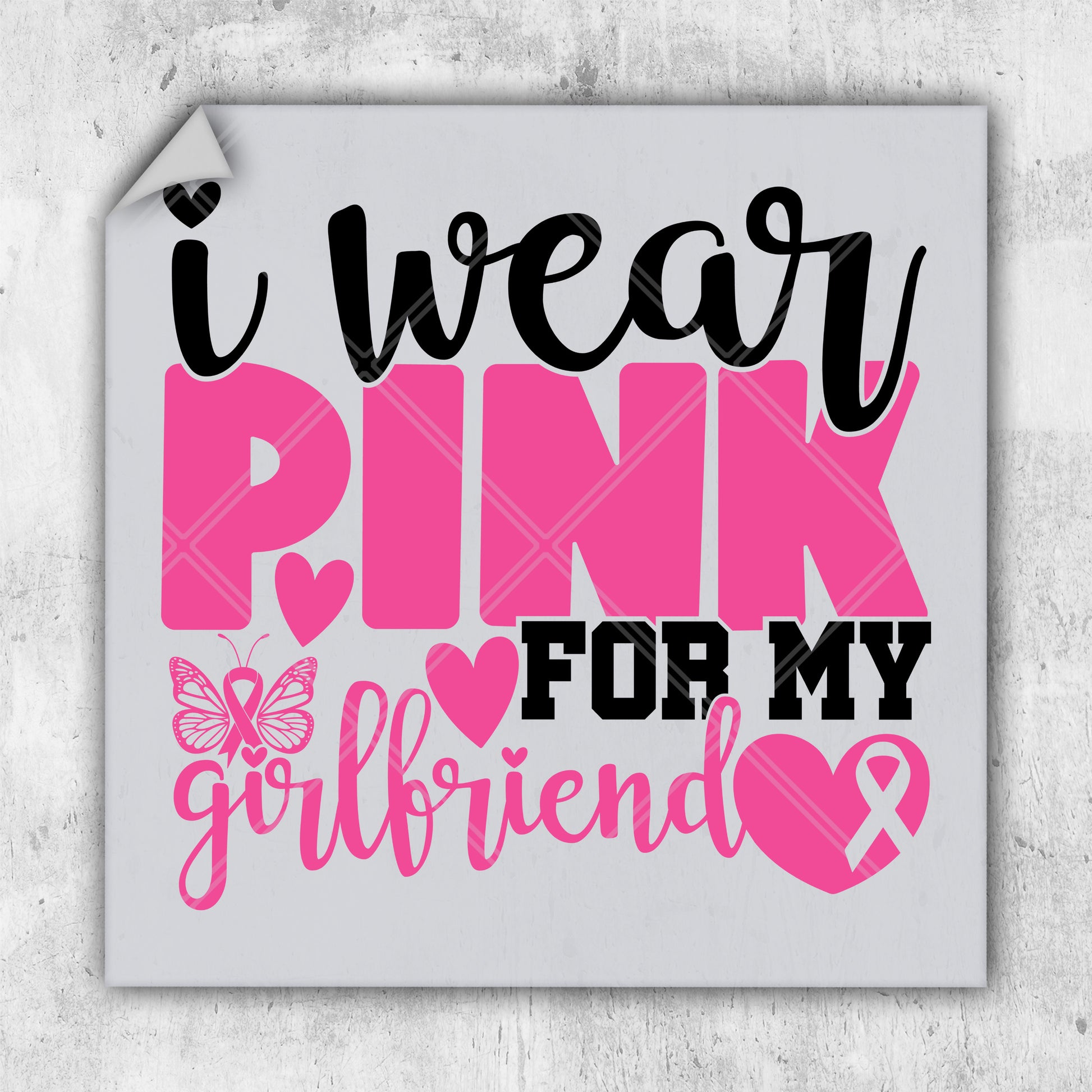 i wear pink for my girlfriend