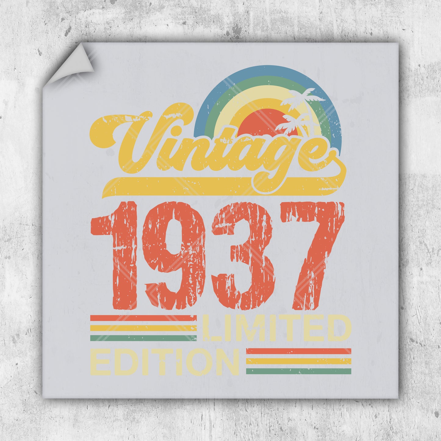 a white sign with the words vintage 1953 limited on it