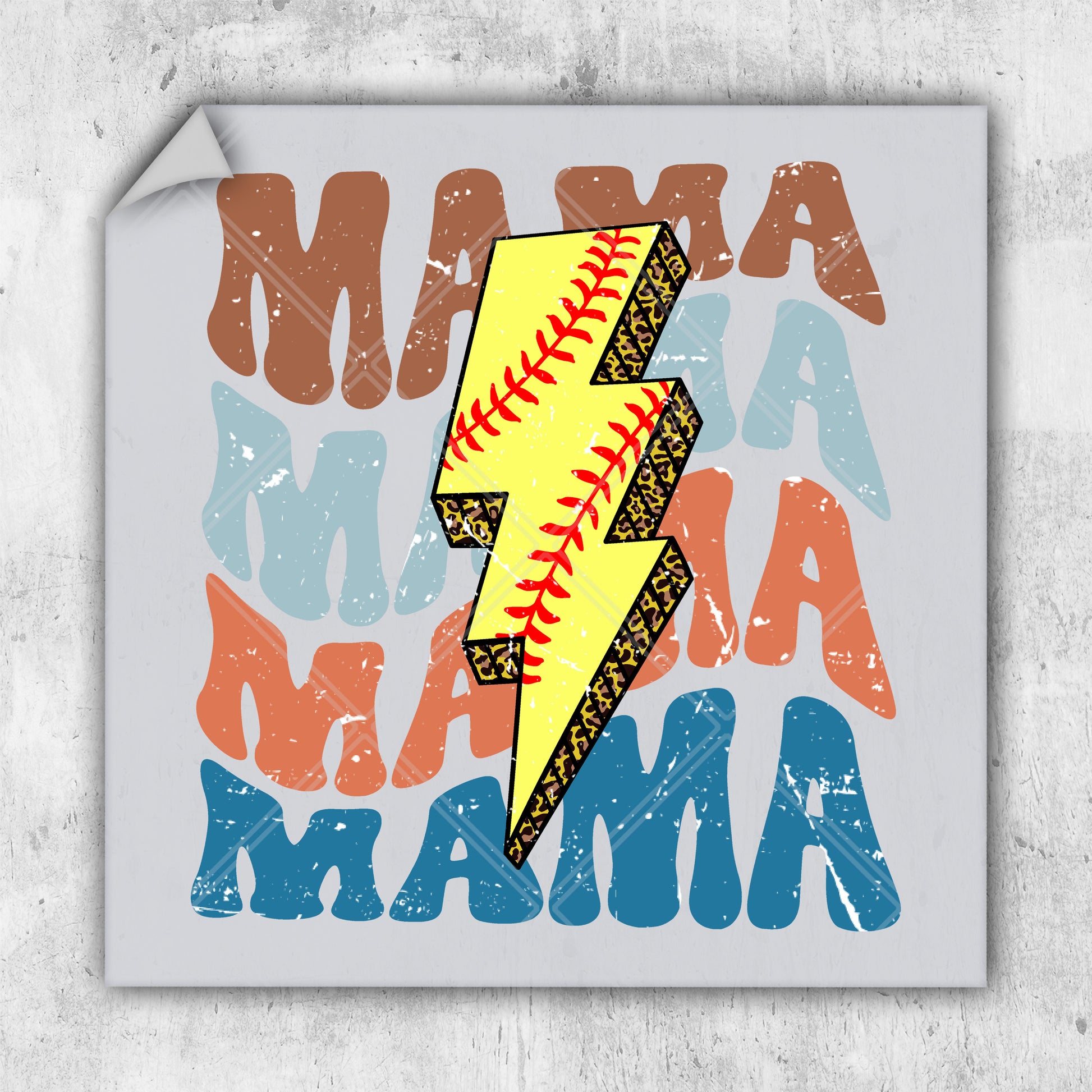 a picture of a baseball with a lightning bolt