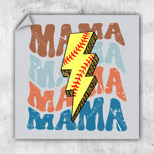 a picture of a baseball with a lightning bolt