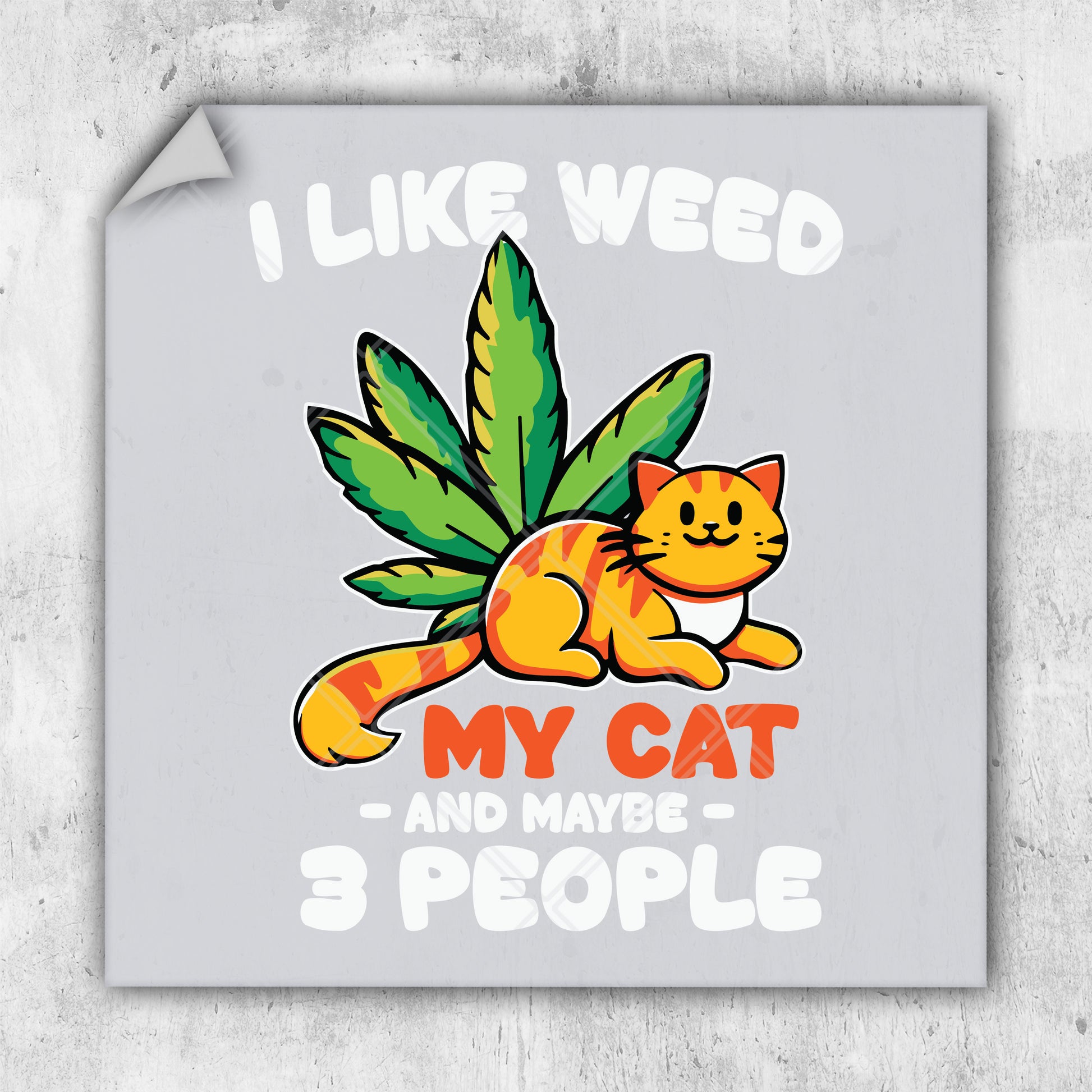 i like weed and my cat and maybe 3 people