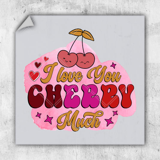 a sticker with the words i love you chubby match on it