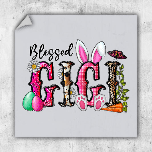 a picture of a sign that says, blessed girl