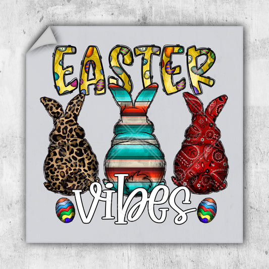 a picture of a sign that says easter vibes