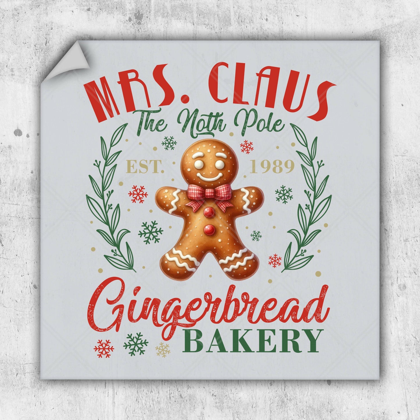 a picture of a gingerbread man with a bow tie