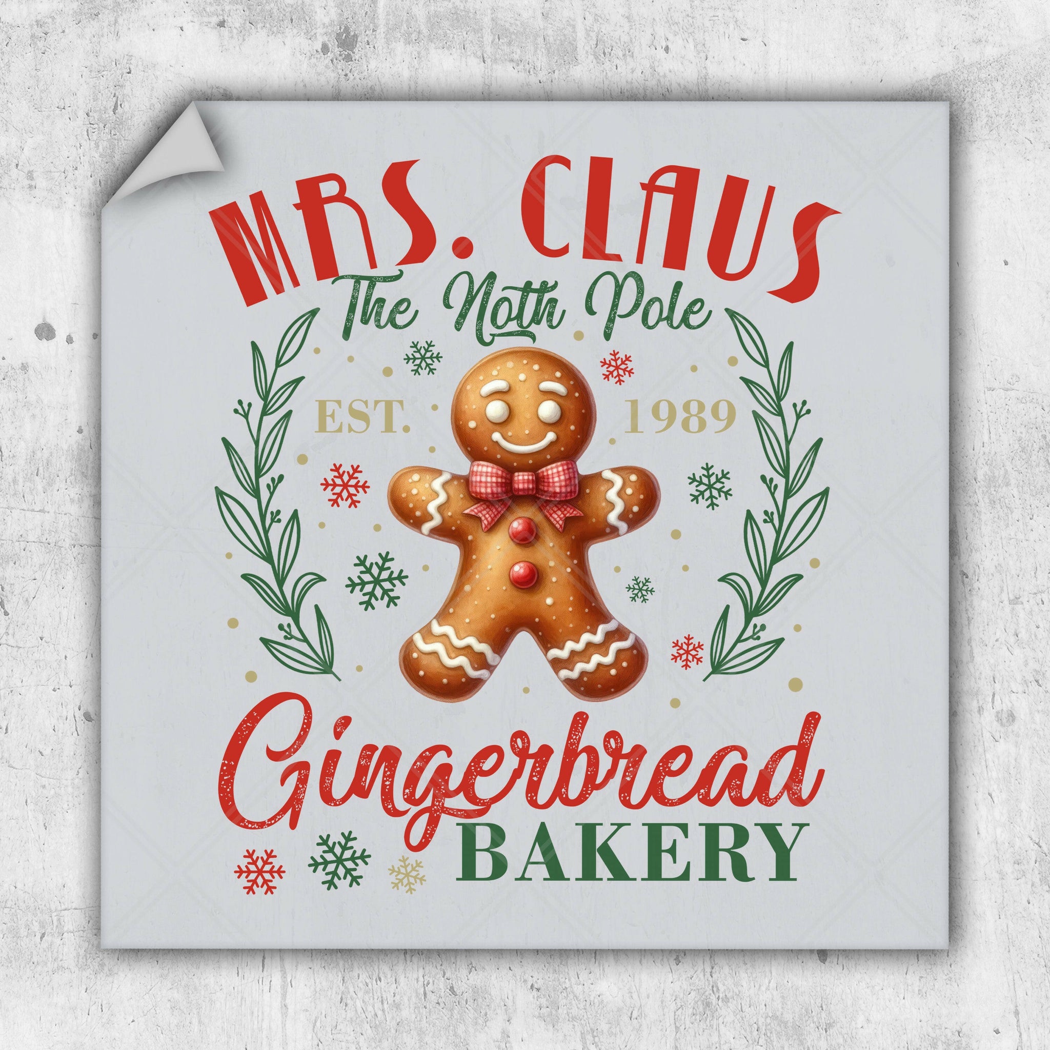 a picture of a gingerbread man with a bow tie