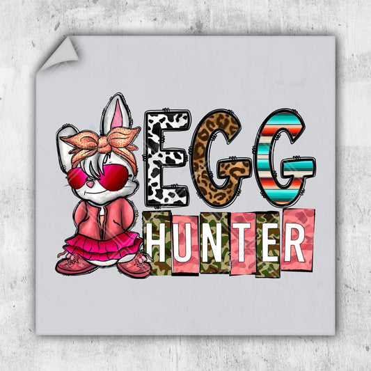 a picture of an egg hunter with the word egg hunter on it