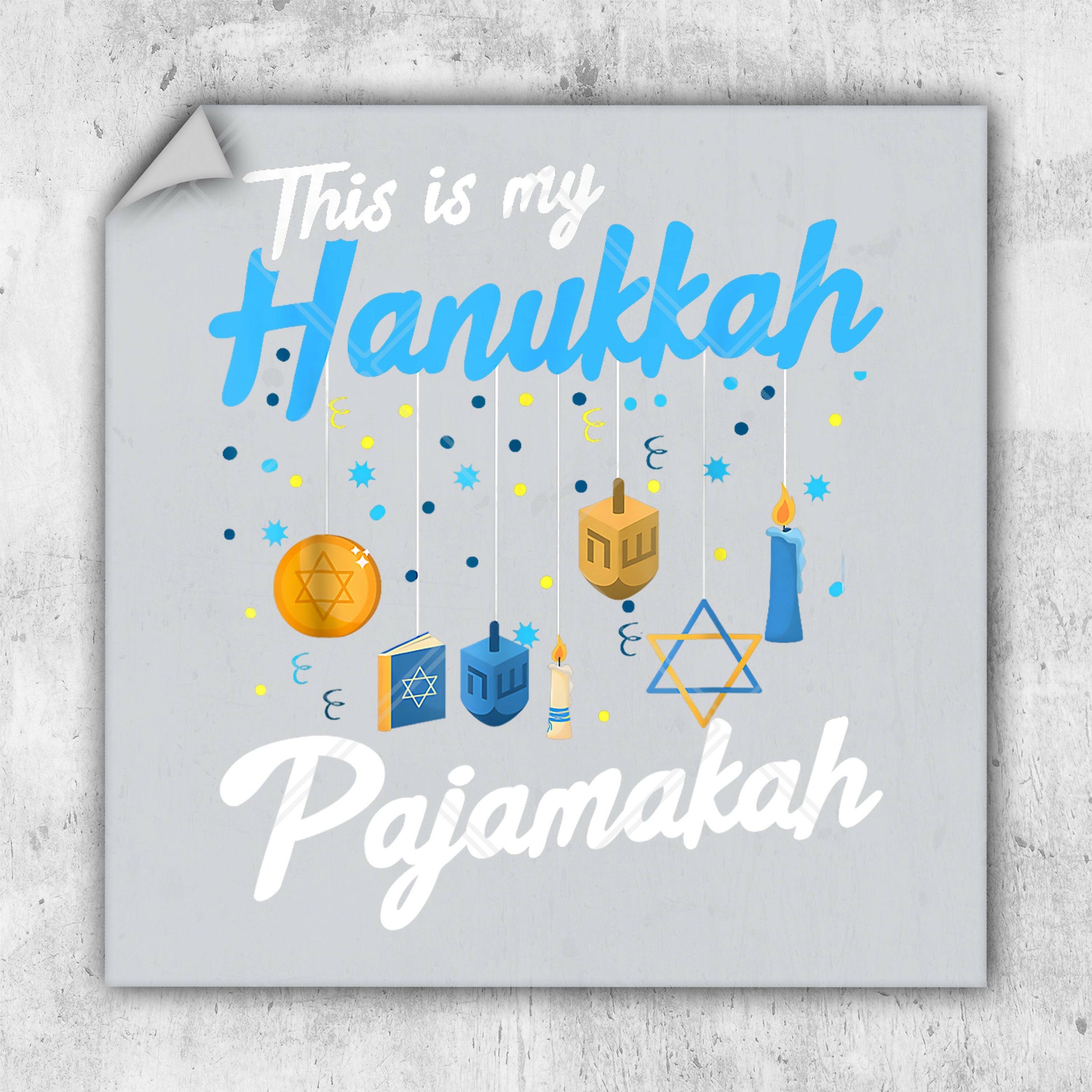 this is my hanukkah greeting card