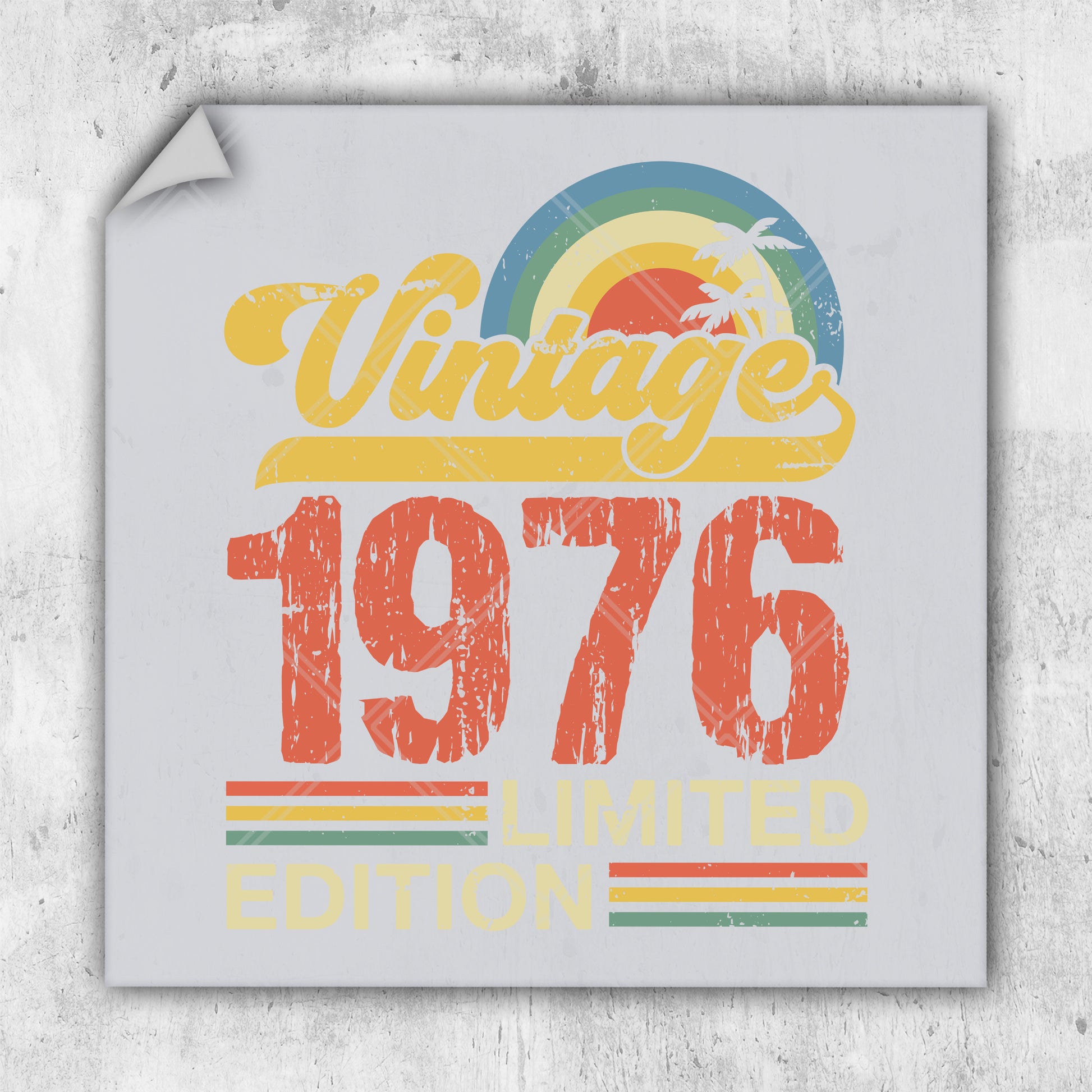 a picture of a sign that says vintage 1970 limited